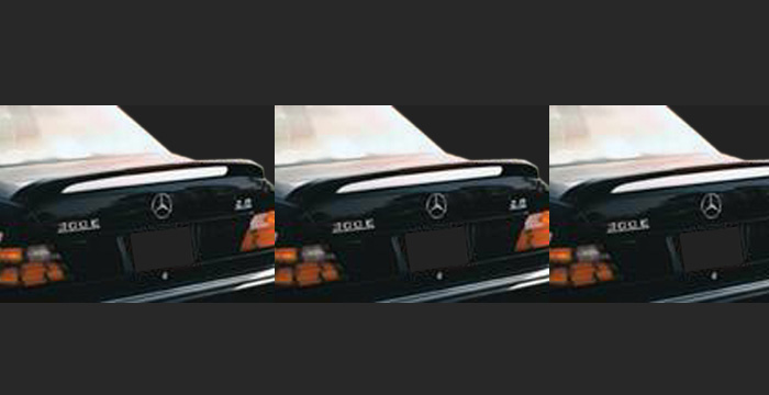 Custom 86-95 E Class Wing # 92-15  Coupe, Convertible & Sedan Trunk Wing (1984 - 1994) - $275.00 (Manufacturer Sarona, Part #MB-010-TW)